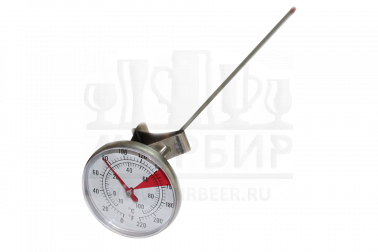 Термометр аналоговый с клипсой (0...110 °C), щуп 30 см